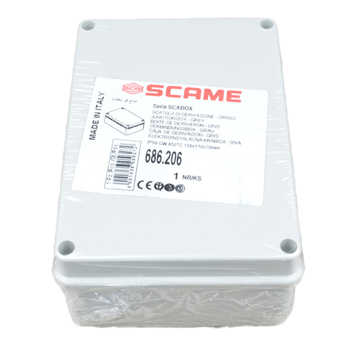 Krabica elektr. SCAME 190x140x70