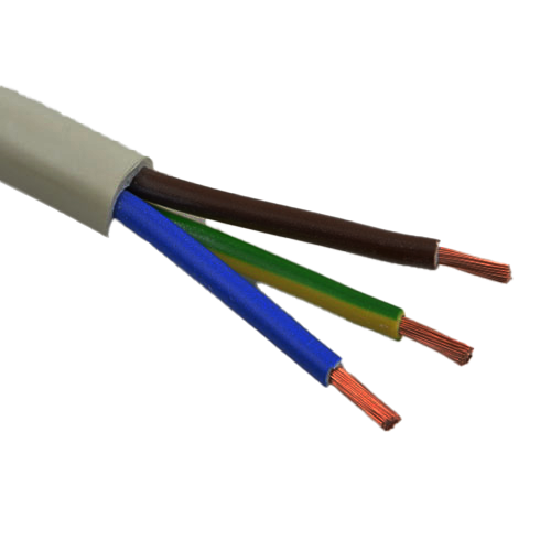 Kábel 2,5mm H05VV-F 3G biely