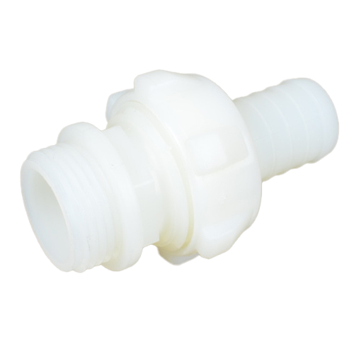 Prípojka plast 6/4"vonk x 38mm šrúb.
