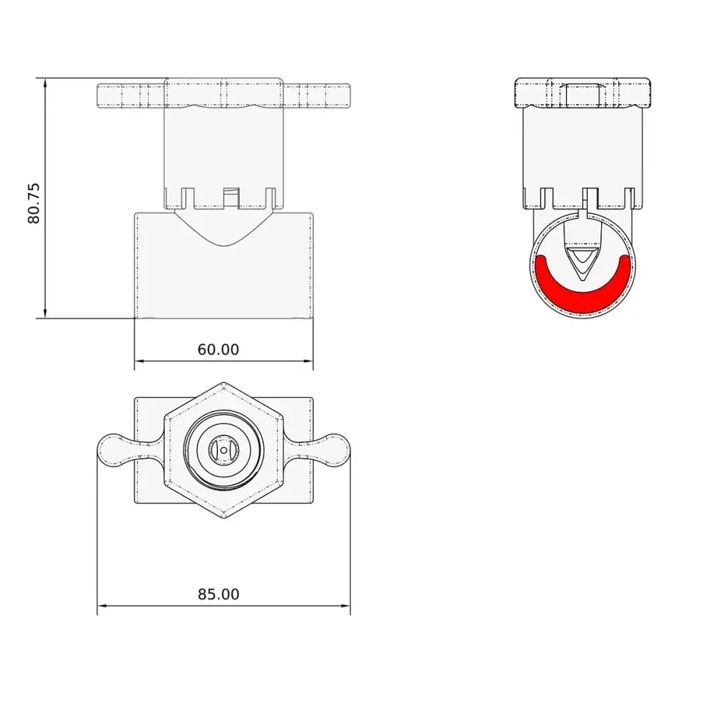 Navrtávací pás 25/32 x3/4" RN samonavrtávací