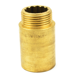 Predĺženie 1" x 50mm mosadz