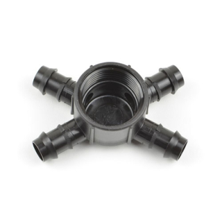 Rozštvorka HOBBY 4 vývody 1" vnz (4x20mm)