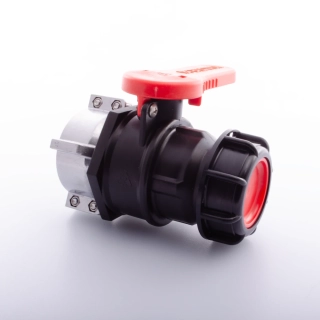 Ventillový adaptér na IBC plast/hliník 62mm