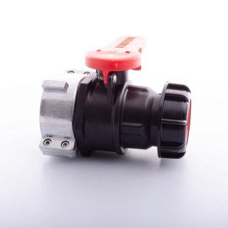 Ventillový adaptér na IBC plast/hliník 75mm